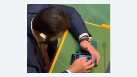 VIDEO: Este presidente ignora el discurso de Erdogan en la Asamblea de la ONU para ver ‘reels’
