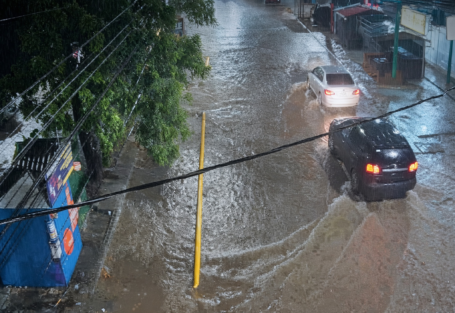 Lluvias de moderadas a fuertes afectan varios sectores de Honduras
