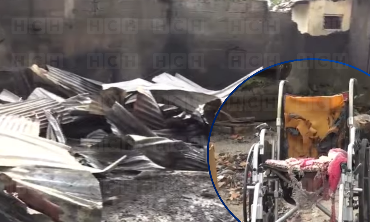 ¡Milagro en medio del fuego! Rescatan a señora en silla de ruedas tras voraz incendio en su vivienda en SPS