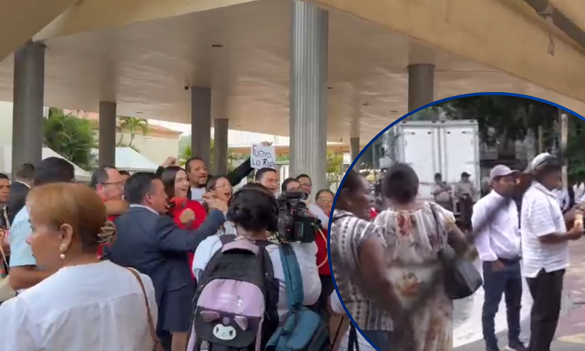 ¡Para no perder la costumbre! Diputados de Libre y bases nacionalistas protagonizan protestas en los bajos del Congreso Nacional