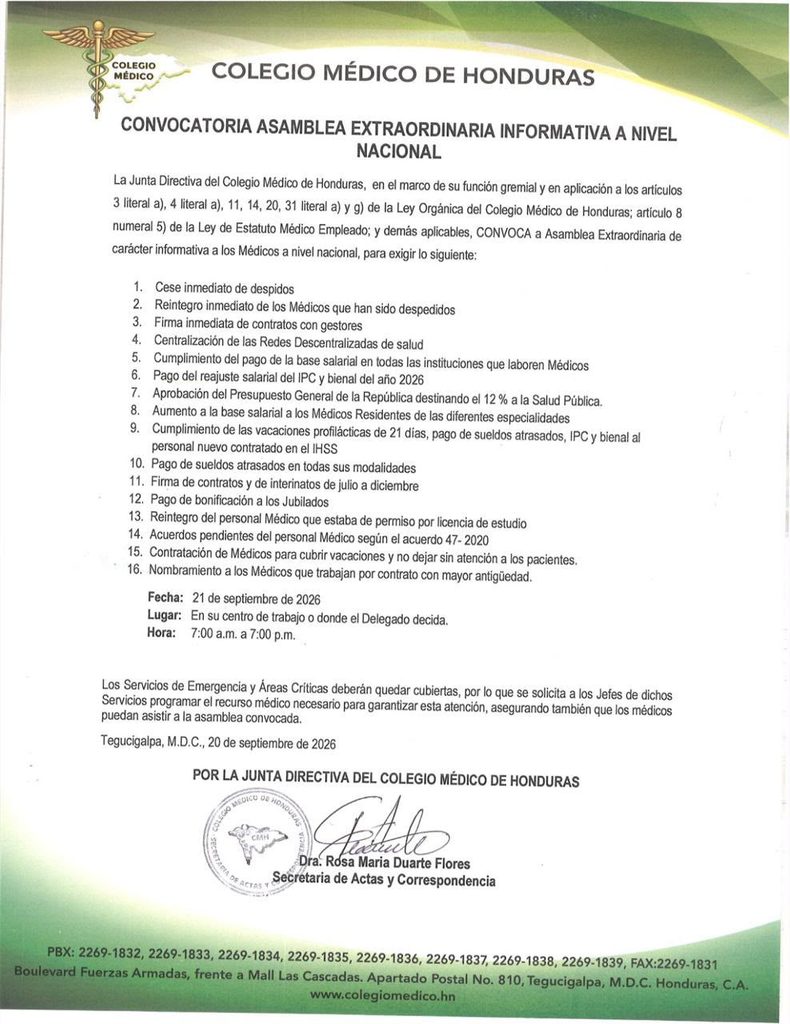 ¡El pueblo es quien paga las consecuencias! Un día más sin atención médica: continúan este lunes las asambleas informativas