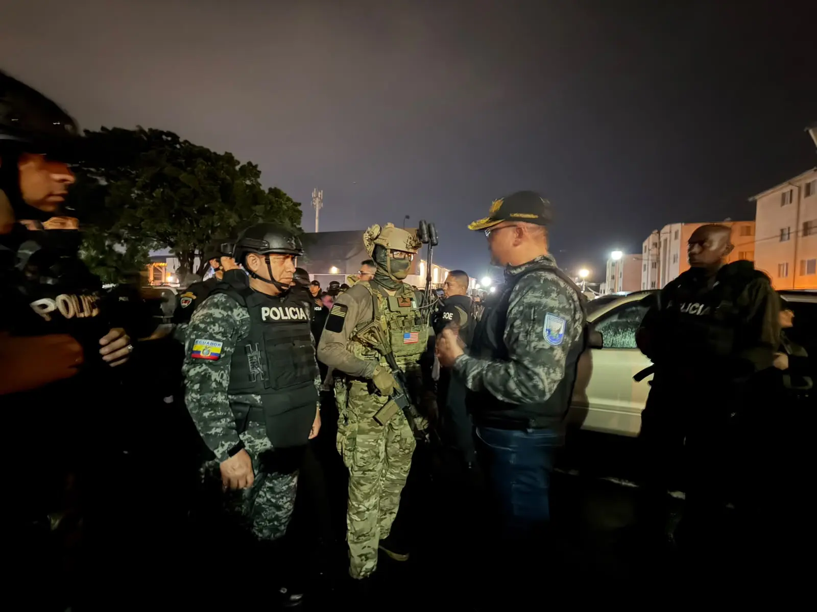 Militares de EE.UU. participan en operativos policiales en Ecuador