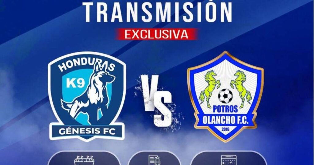 GO TV, Diez y HCH transmitirán este sábado el Génesis FC vs Olancho FC