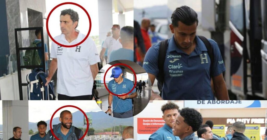 El "relax" de Kervin y Dereck, la duda de Molina y rostros serios: así viajó Honduras a Jamaica