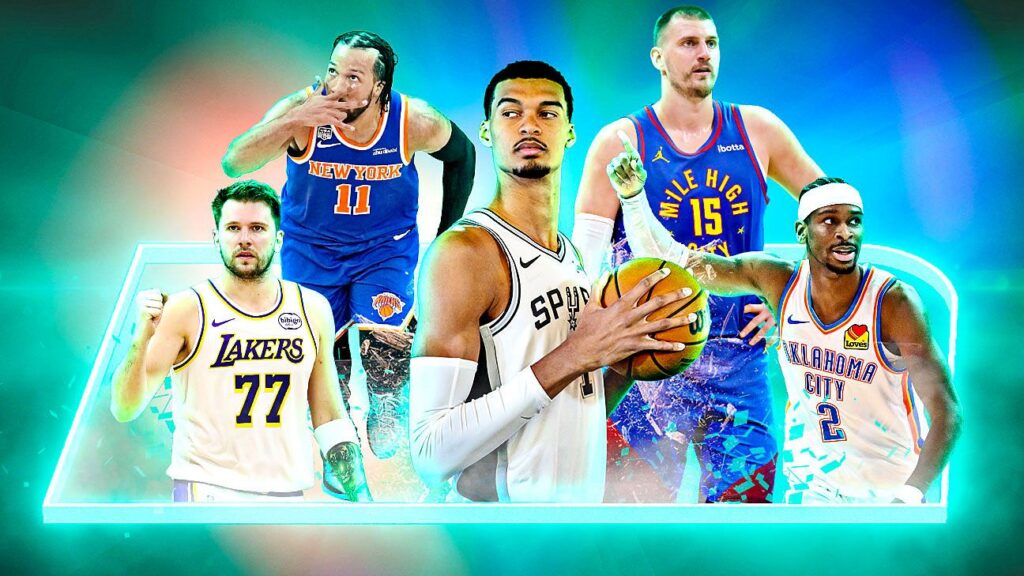 El top 10 del ranking de la NBA ya está aquí: ¿SGA, Jokic o Wemby en el número 1?