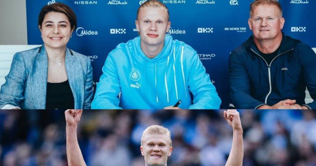 Haaland se podría ir: así está el contrato del noruego por si el Manchester City desciende