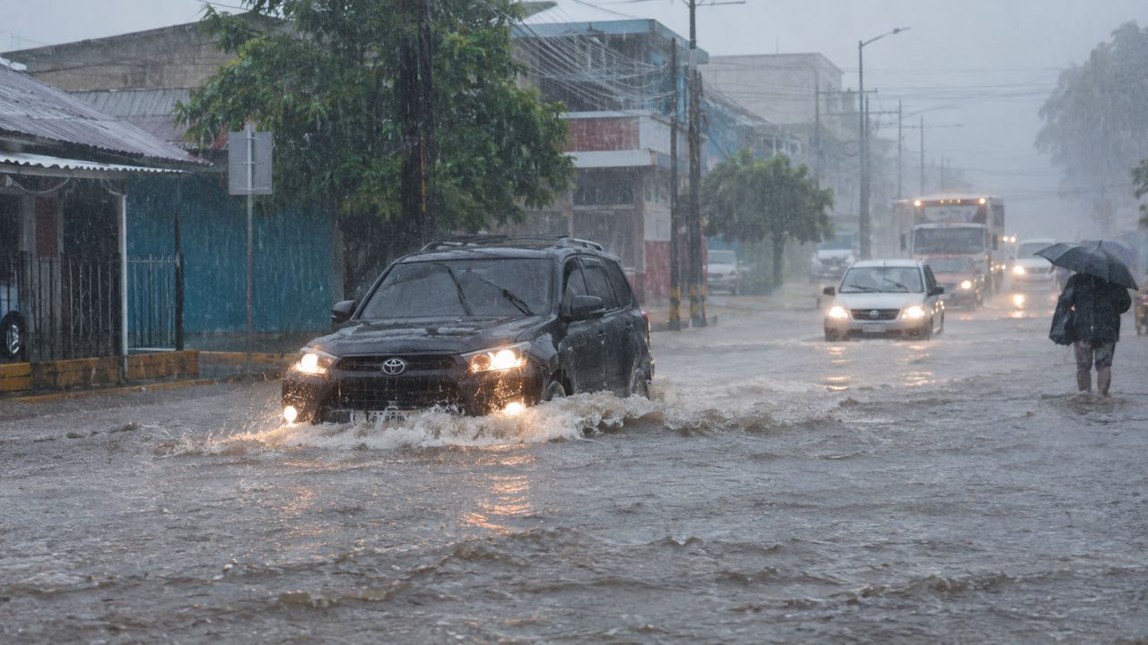 Emiten alerta amarilla para estos municipios y verde para dos departamentos por lluvias