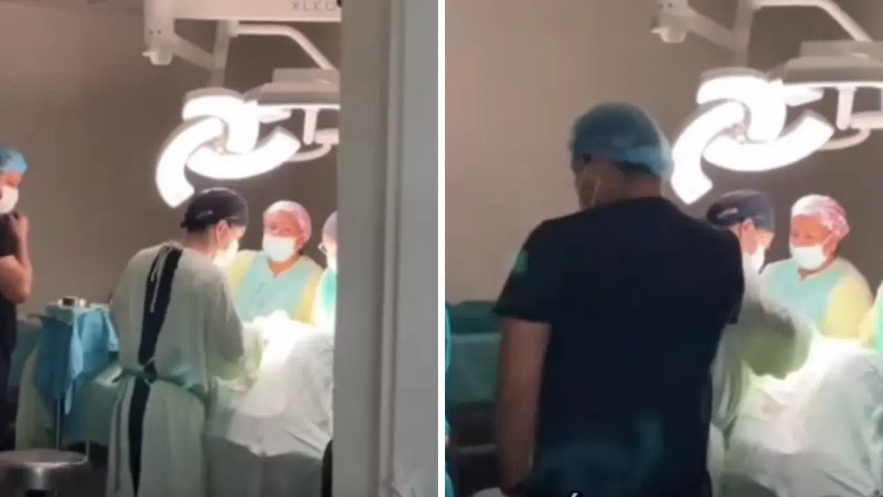 Médicos realizan cirugía a oscuras en el hospital Santa Teresa, en Comayagua