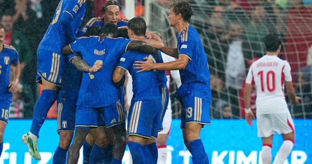 Italia se reencuentra con el fútbol con una goleada a Turquía en la Nations League