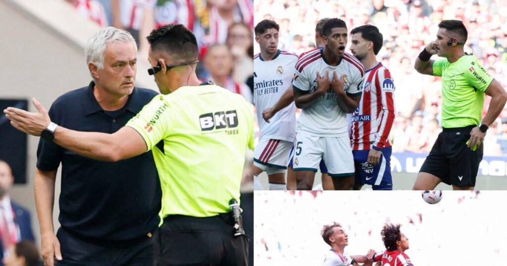 Destrozan a Mourinho: salen a la luz los audios del VAR en el Atlético vs Madrid
