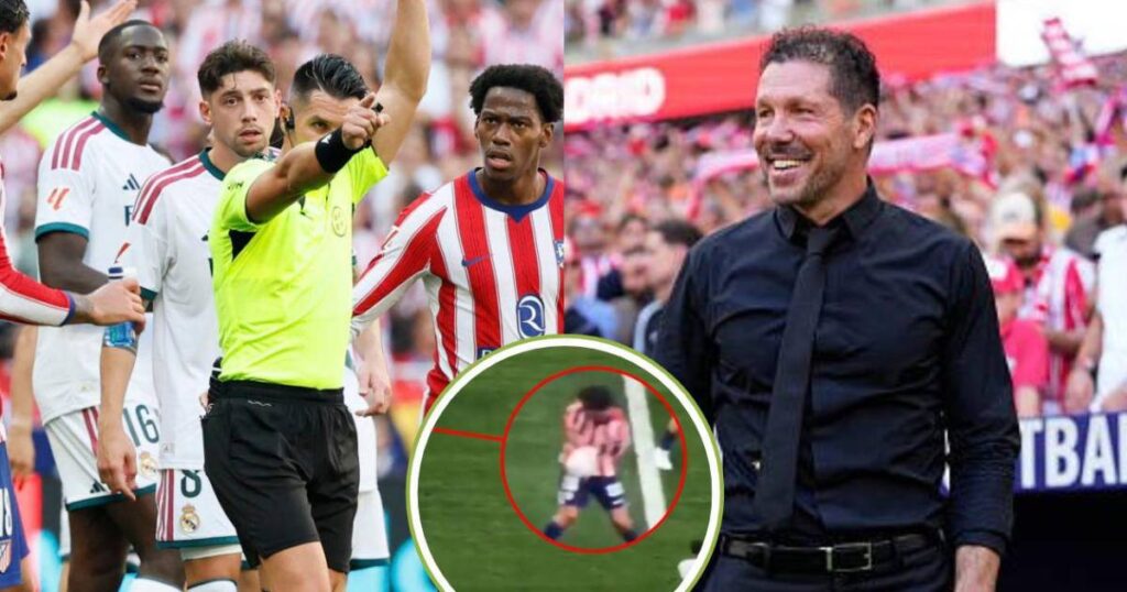No lo dieron por TV: el penal que no le pitaron al Madrid y Atlético se terminó salvando
