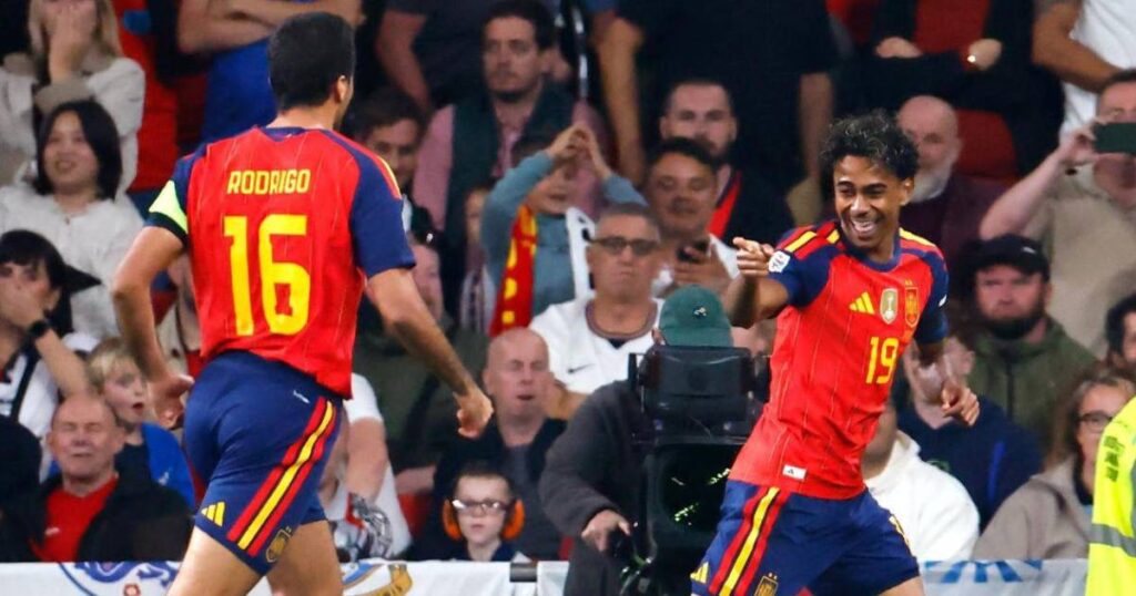 EN VIVO: ¡Lamine marca gol de vestidor y España está venciendo a Inglaterra!