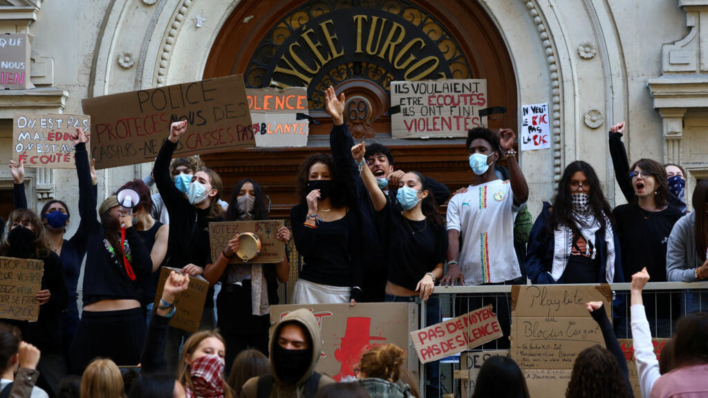 Más de 400 colegios bloqueados en Francia en la segunda semana de protestas estudiantiles