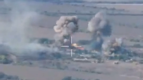 VIDEO: Bombas de 3 toneladas allanan refugios de tropas ucranianas