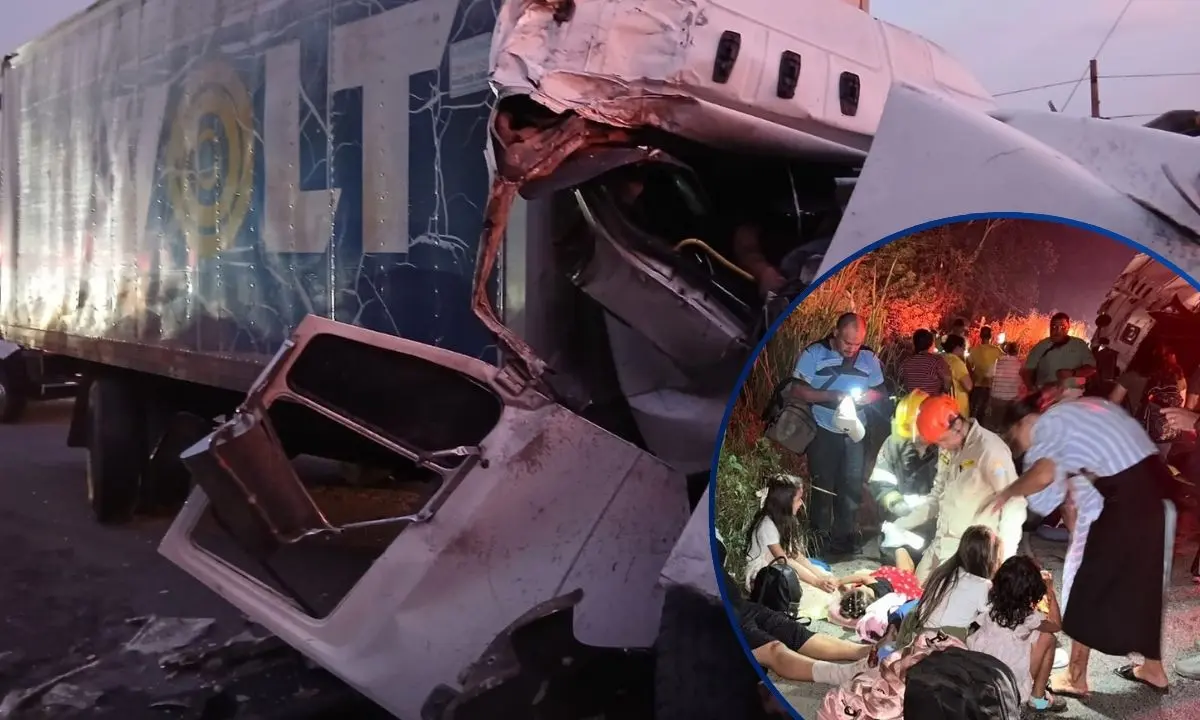 ¡Tragedia! Un muerto y 15 heridos tras brutal accidente en El Progreso