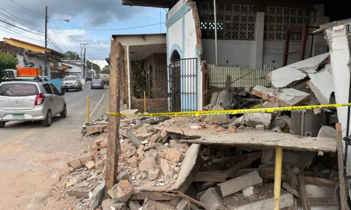 Terremoto en Panamá deja 15 estudiantes lesionados y daños