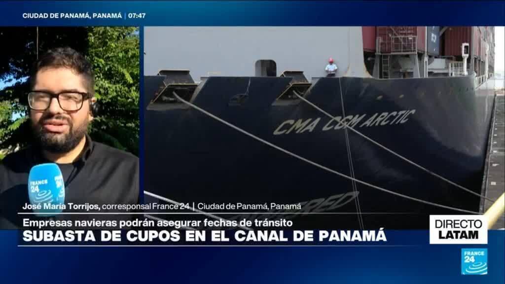 Directo Latam: disminuye el tránsito de barcos en el Canal de Panamá, pero sube la recaudación