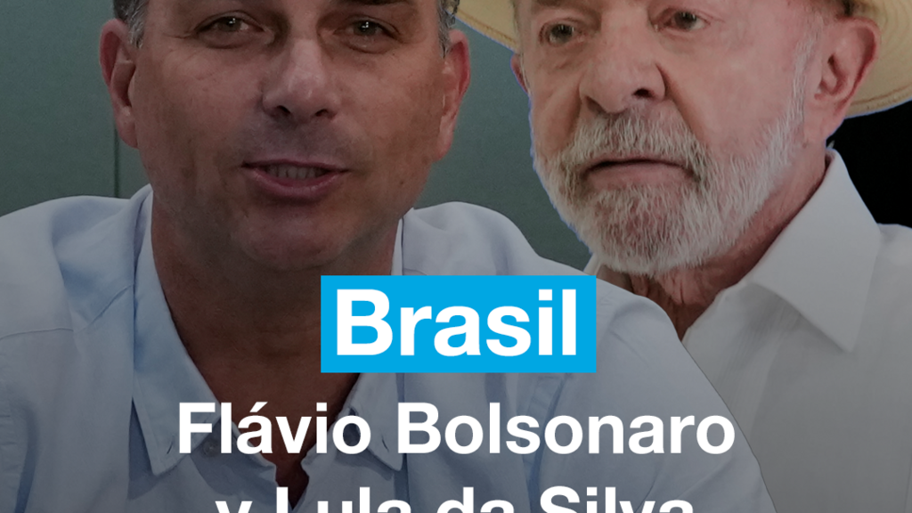 Flávio Bolsonaro y Lula da Silva se preparan para el balotaje en Brasil