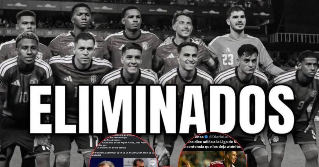 "La peor de la historia": prensa reacciona al fracaso de Costa Rica en Nations League