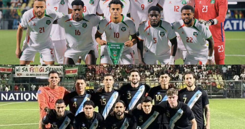 Guatemala hace tropezar a Surinam y así queda el grupo B de la Concacaf Nations League