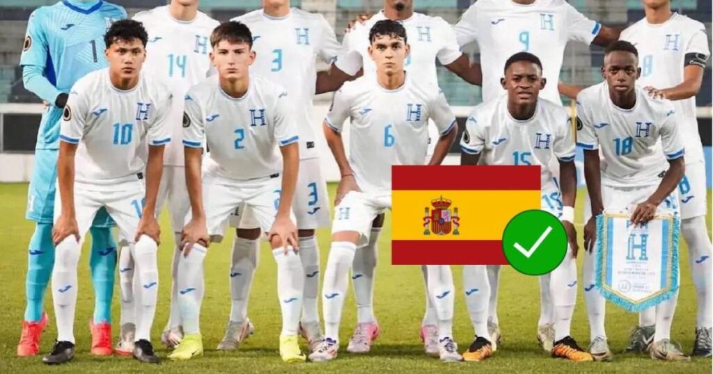 Sub-17 de Honduras pacta dos amistosos de lujo ante clubes poderosos de España