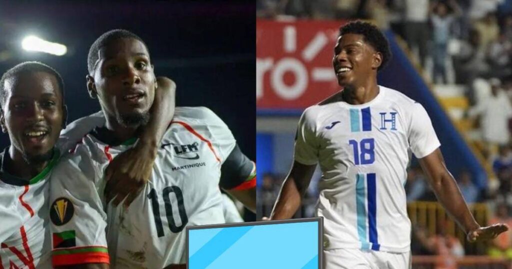 ¿Por qué canal están dando el partido de Martinica vs Honduras?