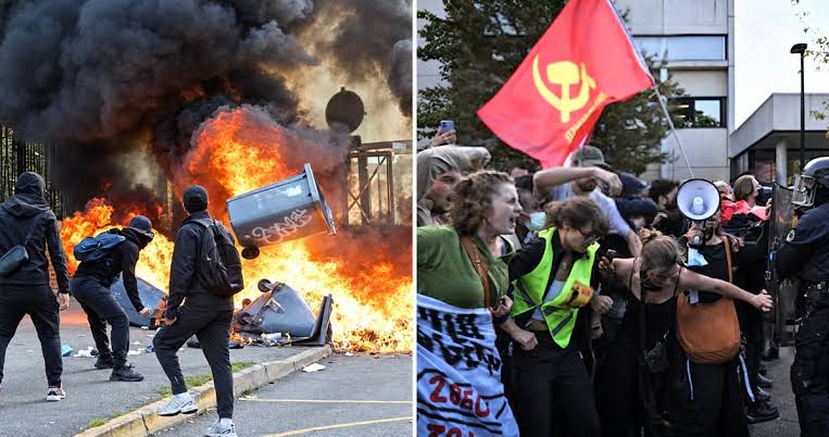 Más de 5,000 detenidos durante las masivas protestas estudiantiles en Francia
