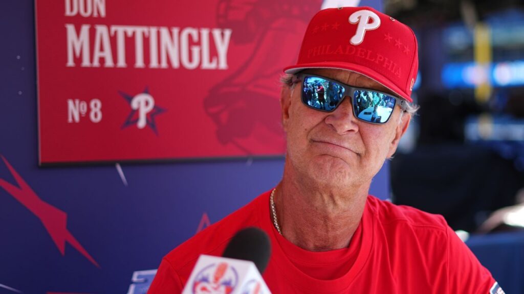 Mattingly listo para ponerle sello a los Filis: 'Realmente no era mi equipo'
