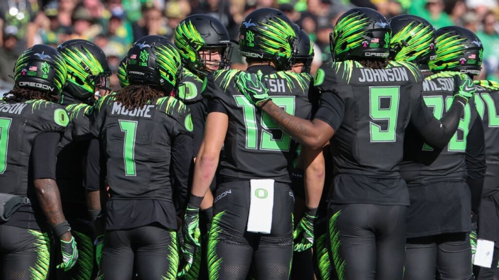La pelota fue detectada incorrectamente en la conversión de 2 puntos de los Ducks, dice Big Ten