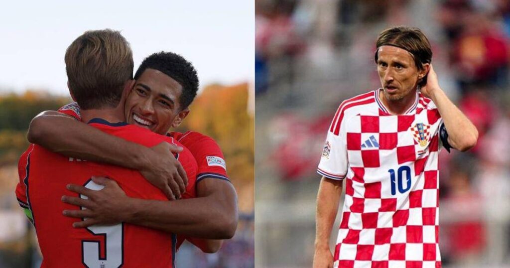 Modric recibe la peor paliza de su vida en la goleada de Inglaterra a Croacia