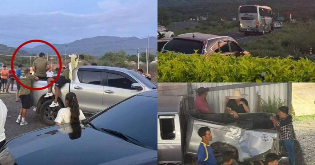 ¡Susto para Marathón! Autobús del Monstruo sufre accidente en el Canal Seco