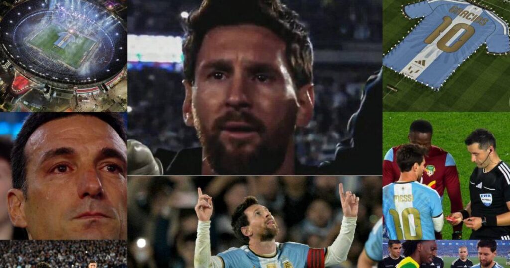 Adiós Messi: Scaloni se quiebra, las lágrimas de Leo y el regalo que le dio el árbitro