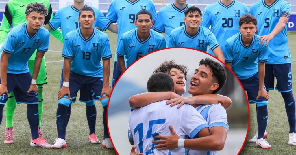 La Sub-16 de Honduras debutó en el Torneo UNCAF de FIFA con una dura caída