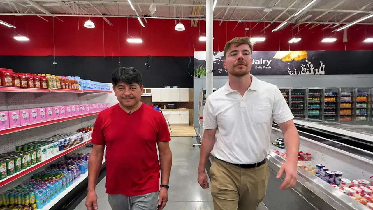 Juan García gana fortuna tras pasar 202 días en supermercado de MrBeast