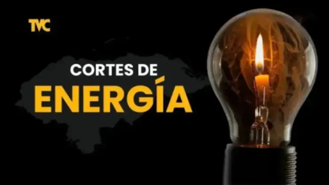 Lista de colonias que no tendrán energía por cortes programados en Honduras este jueves 15 de octubre