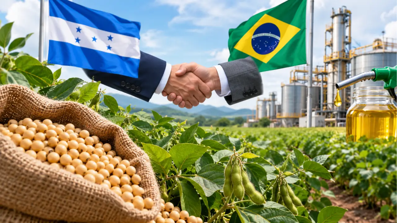 Honduras explora inversión con empresa brasileña para impulsar el cultivo de soya
