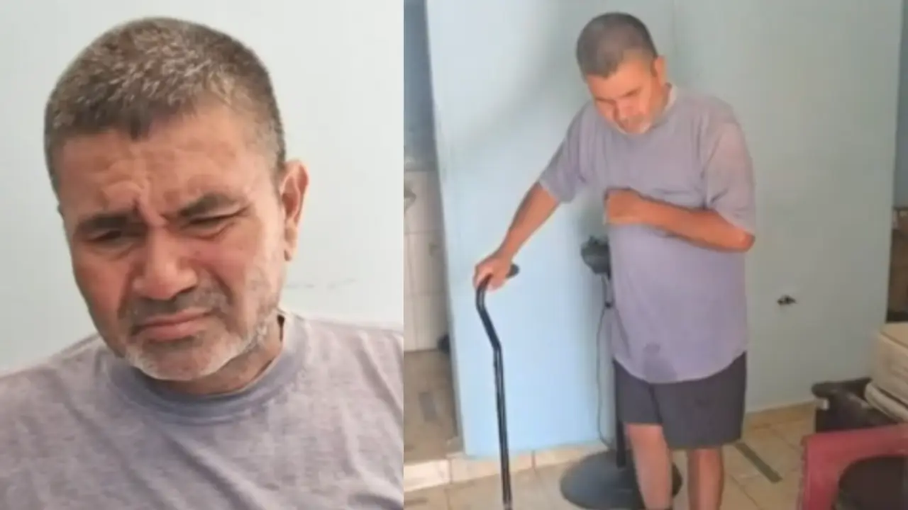 ‘Quiero recuperarme’: hondureño con cuatro derrames clama por ayuda y apela a Bukele