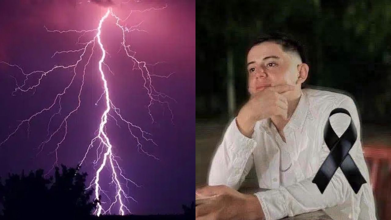 Muere joven tras ser alcanzado por un rayo durante tormenta en Atlántida