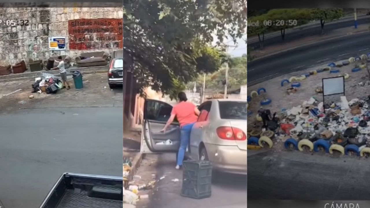 ‘Exhibiendo chanchos’: multarán a quienes tiren basura en las calles de la capital