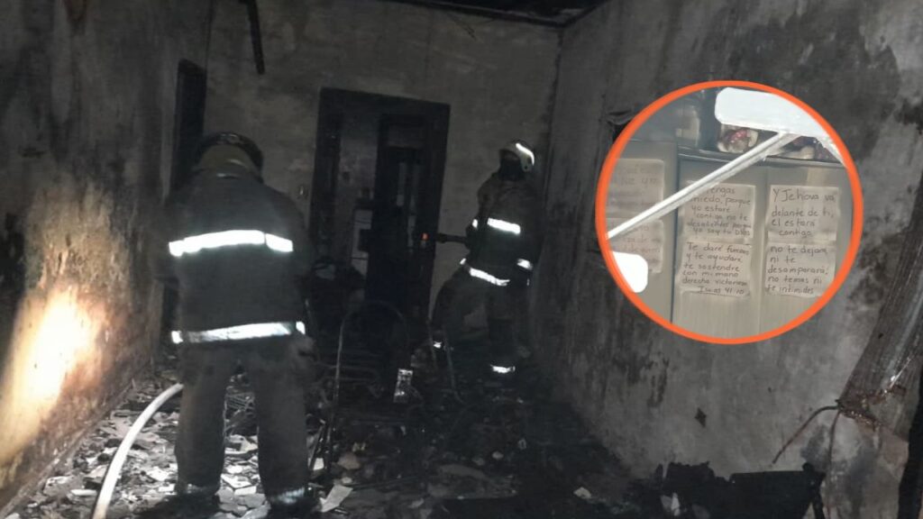 ¡Impactante! Versículos de la Biblia permanecen intactos tras incendio en Barandillas