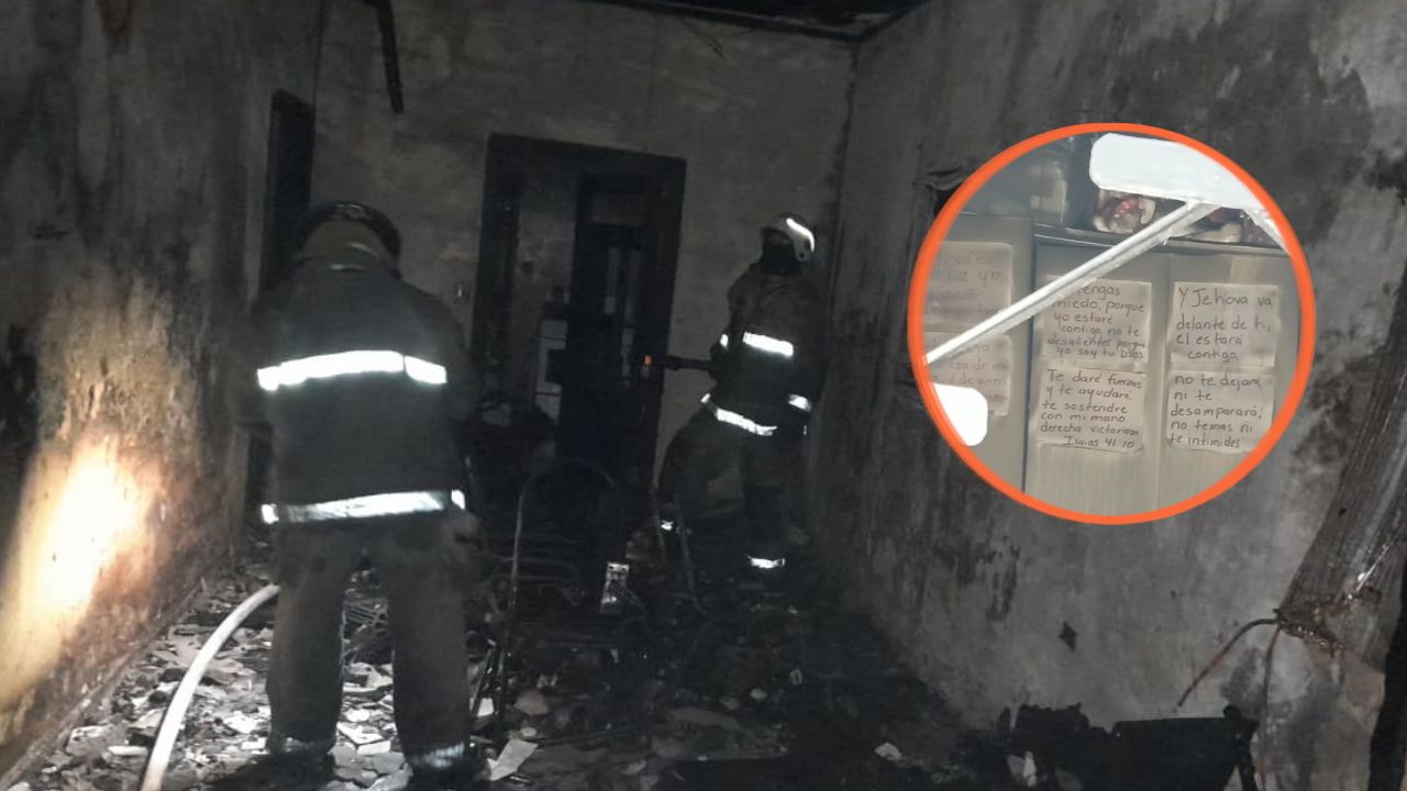 ¡Impactante! Versículos de la Biblia permanecen intactos tras incendio en Barandillas